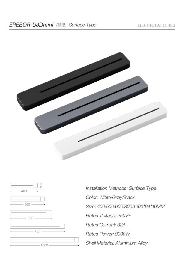 Multi-functional American & British Standard Sliding, Removable Track Socket for Living Room, Kitchen, and Dining Cabinet - 图片 2
