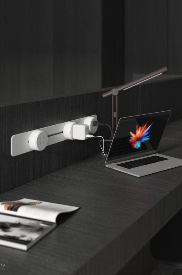 Multi-functional American & British Standard Sliding, Removable Track Socket for Living Room, Kitchen, and Dining Cabinet - 图片 5