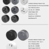 Multi-functional American & British Standard Sliding, Removable Track Socket for Living Room, Kitchen, and Dining Cabinet - 图片 4