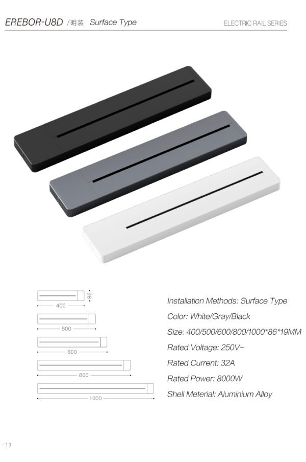Multi-functional American & British Standard Sliding, Removable Track Socket for Living Room, Kitchen, and Dining Cabinet - 图片 3